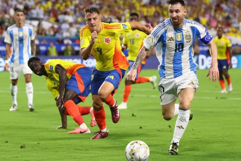Argentina National Football Team vs Colombia National Football Team Timeline